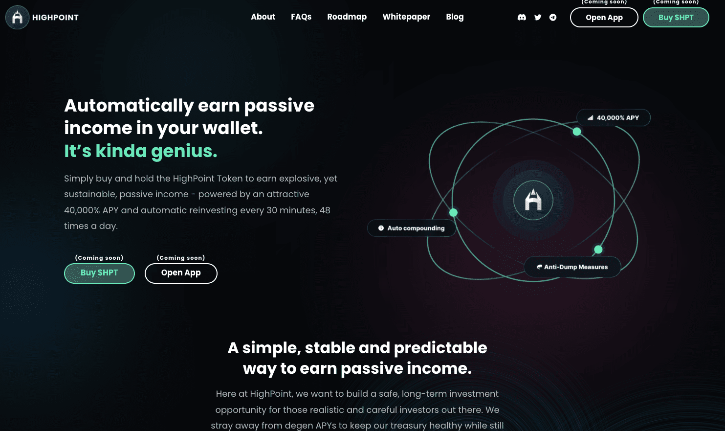 website design for crypto